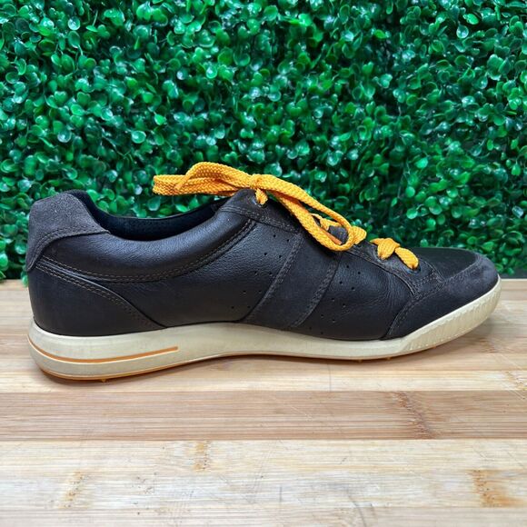 Ecco Original Golf Street Mens Shoes Chocolate Orange Trim Mens EU 44 US 10.5 main image 7